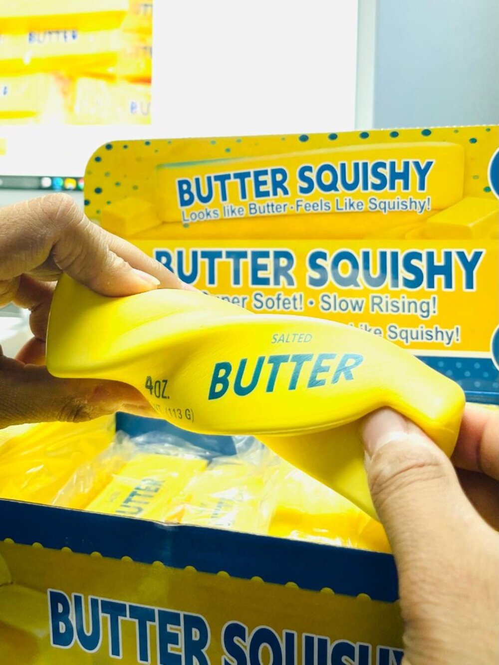 Butter Squishy 4oz - Butter Yellow "Smells like butter" - Picture 2 of 2